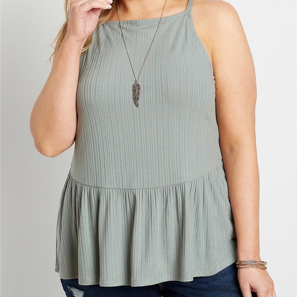 SOLDMaurices Teal Tank NWT